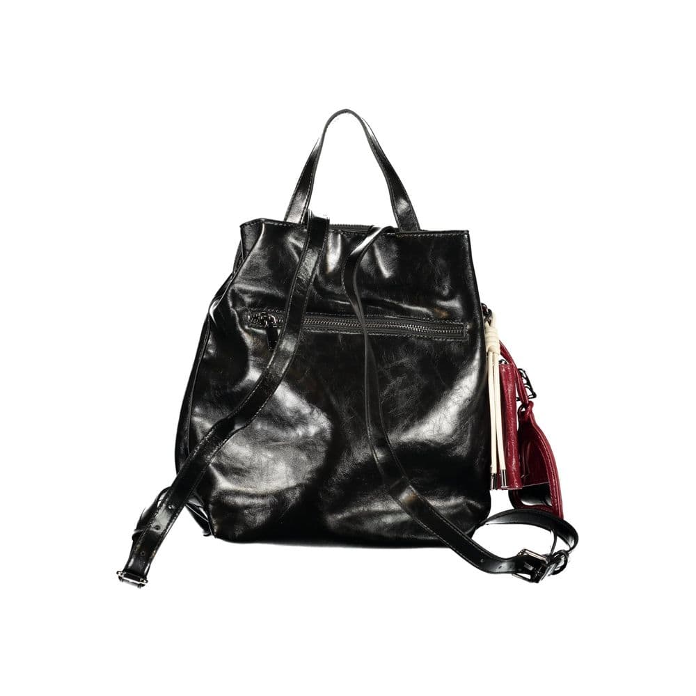 Desigual Black Polyurethane Women's Backpack for Sophisticated Style - 2
