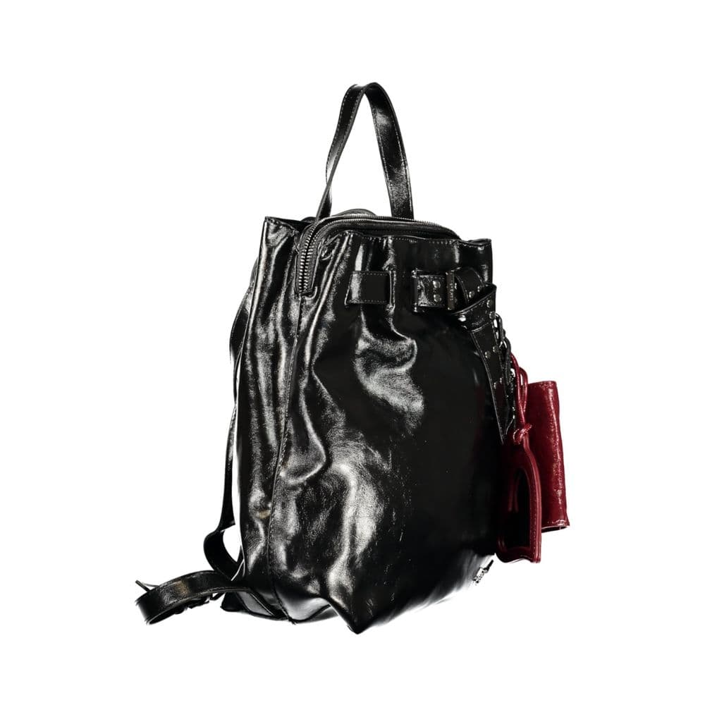 Desigual Black Polyurethane Women's Backpack for Sophisticated Style - 3