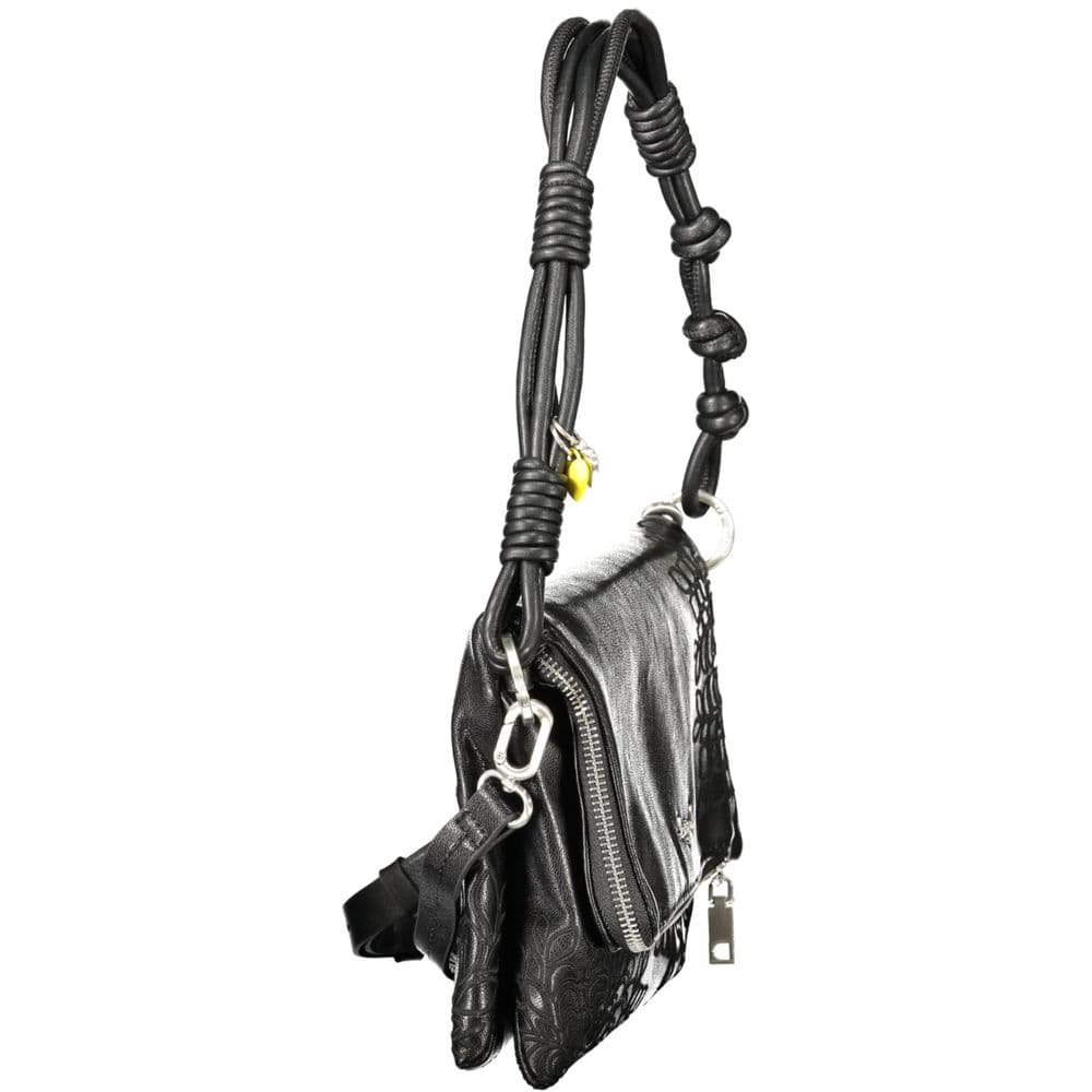 Desigual Black Polyurethane Women Handbag - 3