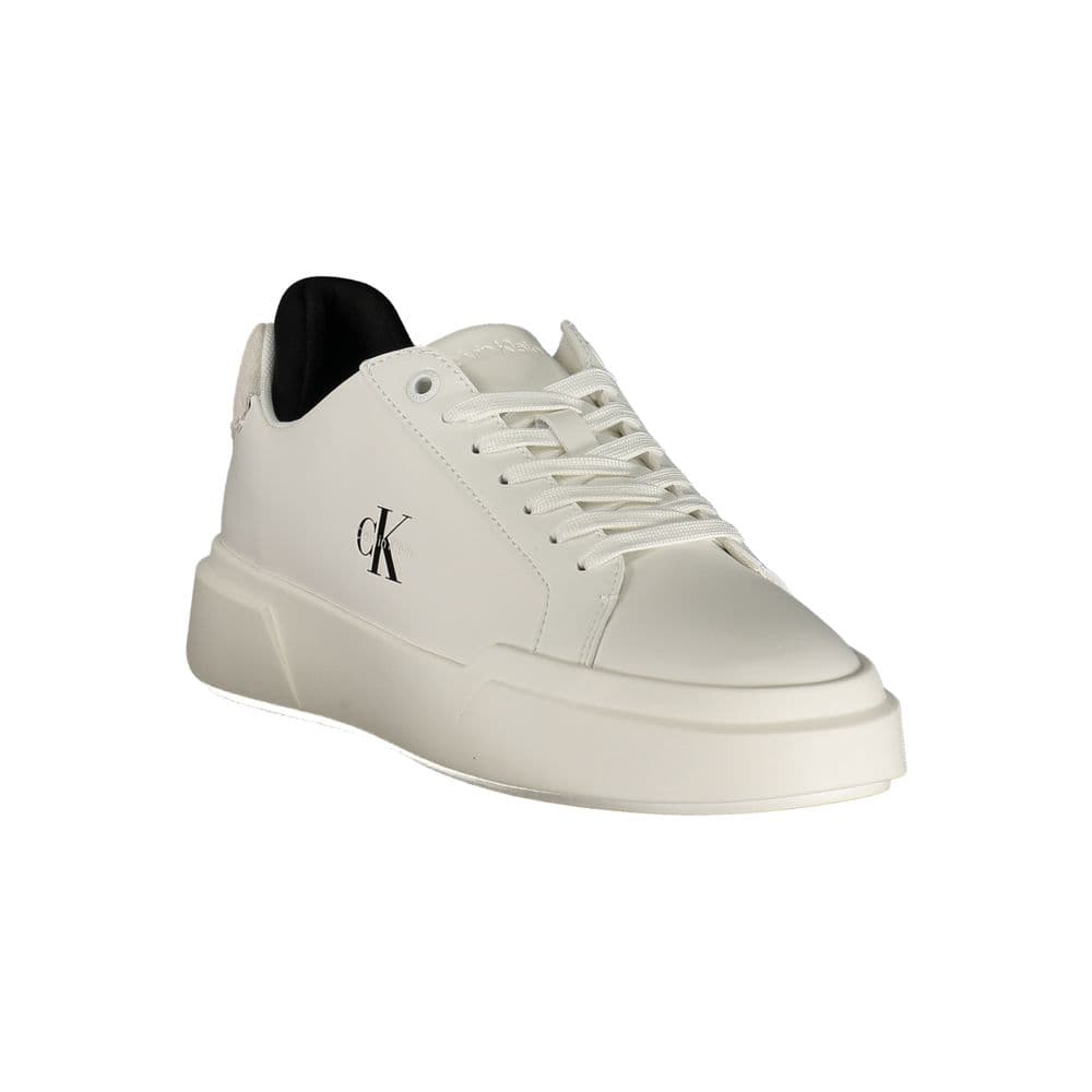 Calvin Klein White Polyester Athletic Sneakers - 2