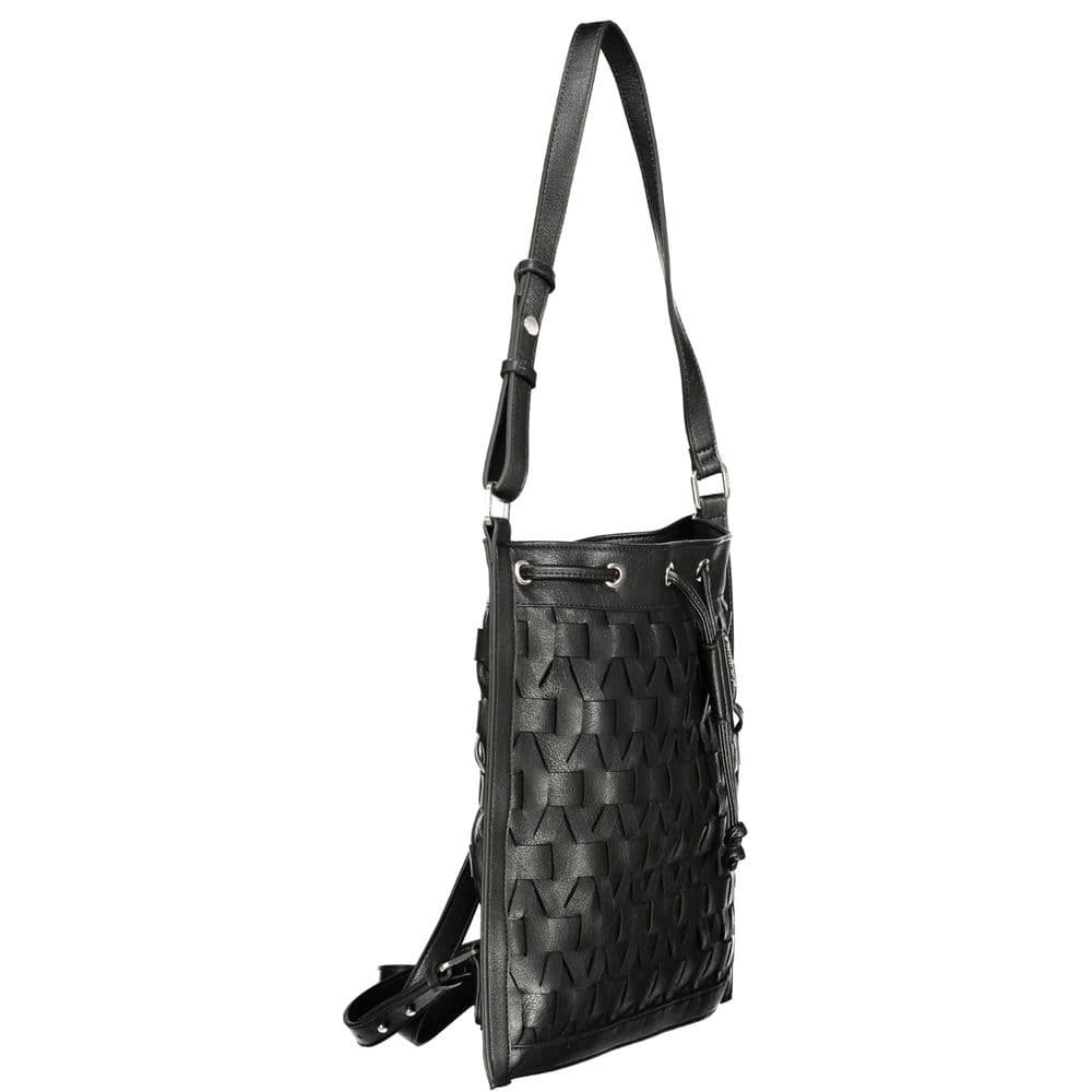 Desigual Black Polyurethane Women Backpack - 3