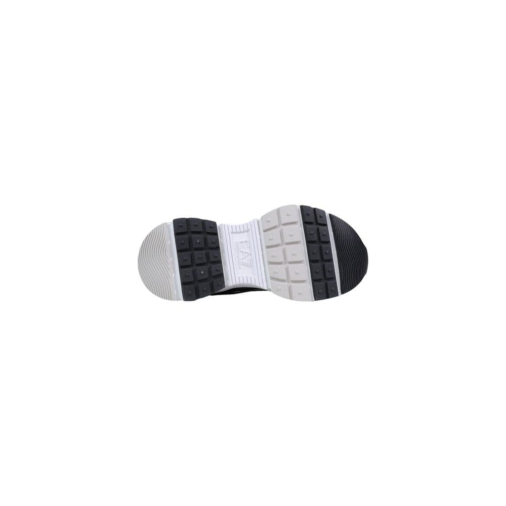 EA7 Emporio Armani Black And White Polyester Athletic Sneakers - 5