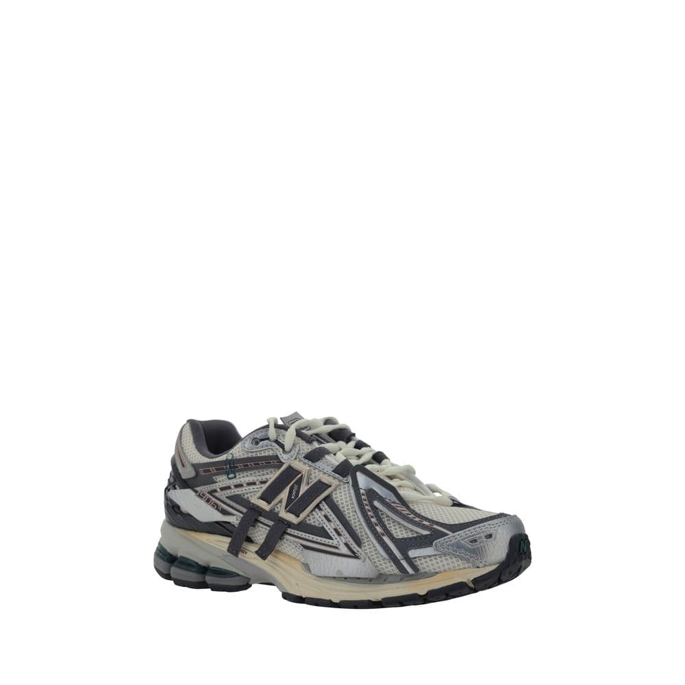 New Balance Silver Polyester Athletic Sneakers - 2