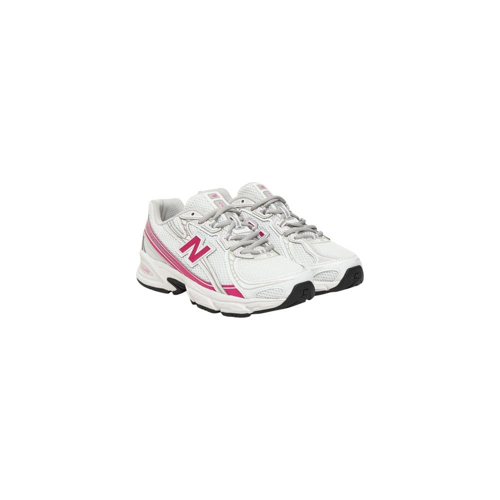 New Balance White Synthetic Athletic Sneakers - 2