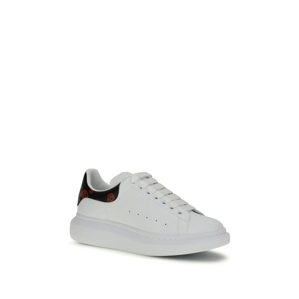 Alexander McQueen White Calf Leather Bos Taurus Low Top Sneakers - 2