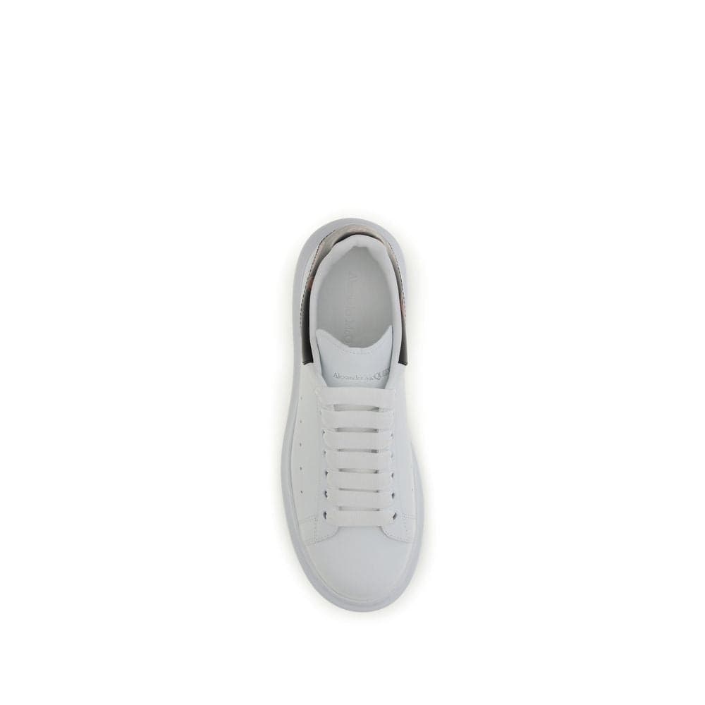 Alexander McQueen White Calf Leather Bos Taurus Low Top Sneakers - 4