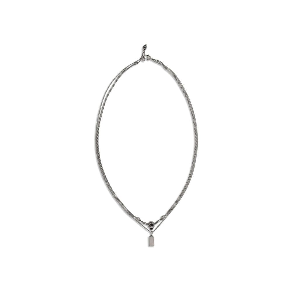 Alexander McQueen Silver Brass Necklace - 2
