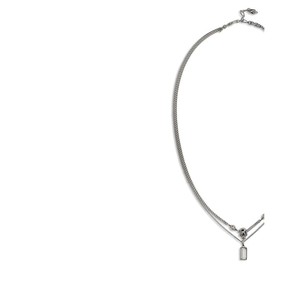 Alexander McQueen Silver Brass Necklace - 3