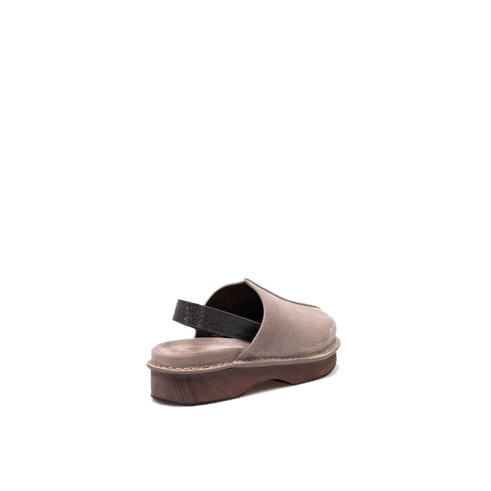 Brunello Cucinelli Brown Leather Mules - 4