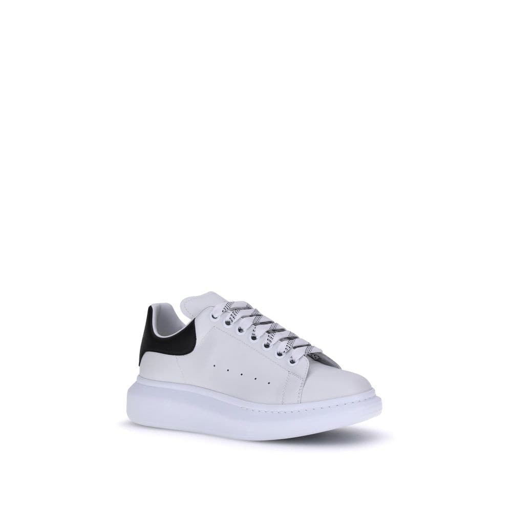 Alexander McQueen White Calf Leather Bos Taurus Platform Sneakers - 2