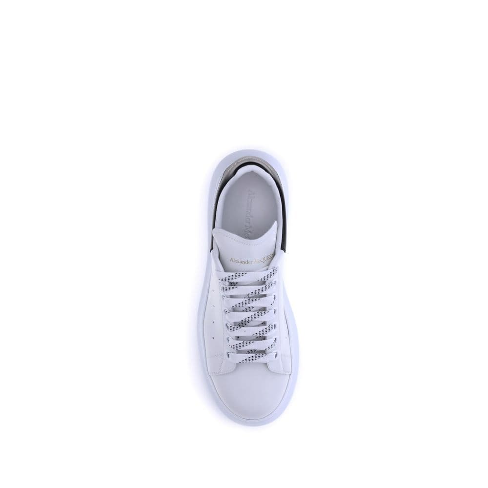 Alexander McQueen White Calf Leather Bos Taurus Platform Sneakers - 4