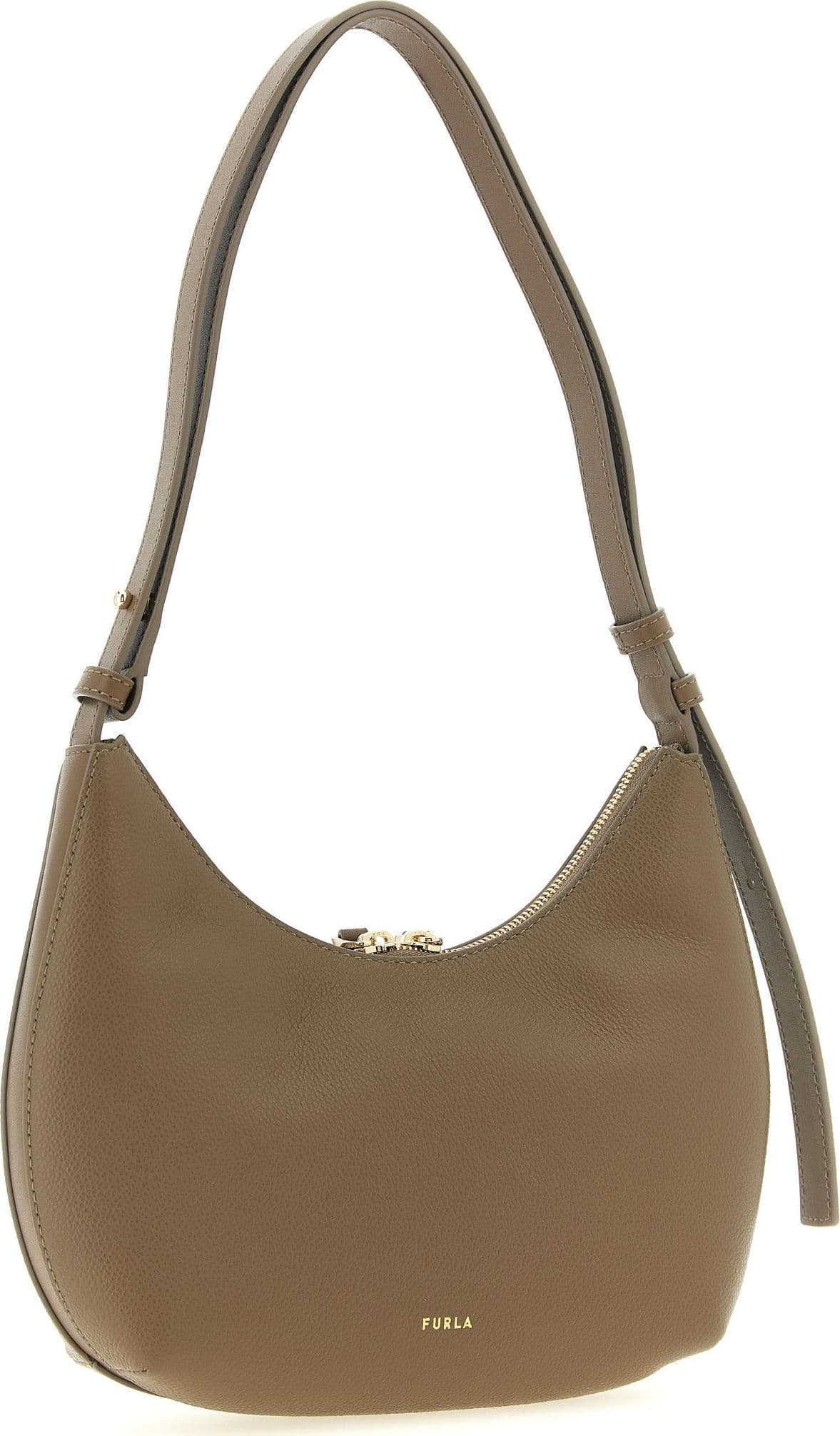 Furla Beige Calfskin Shoulder Bag - 2