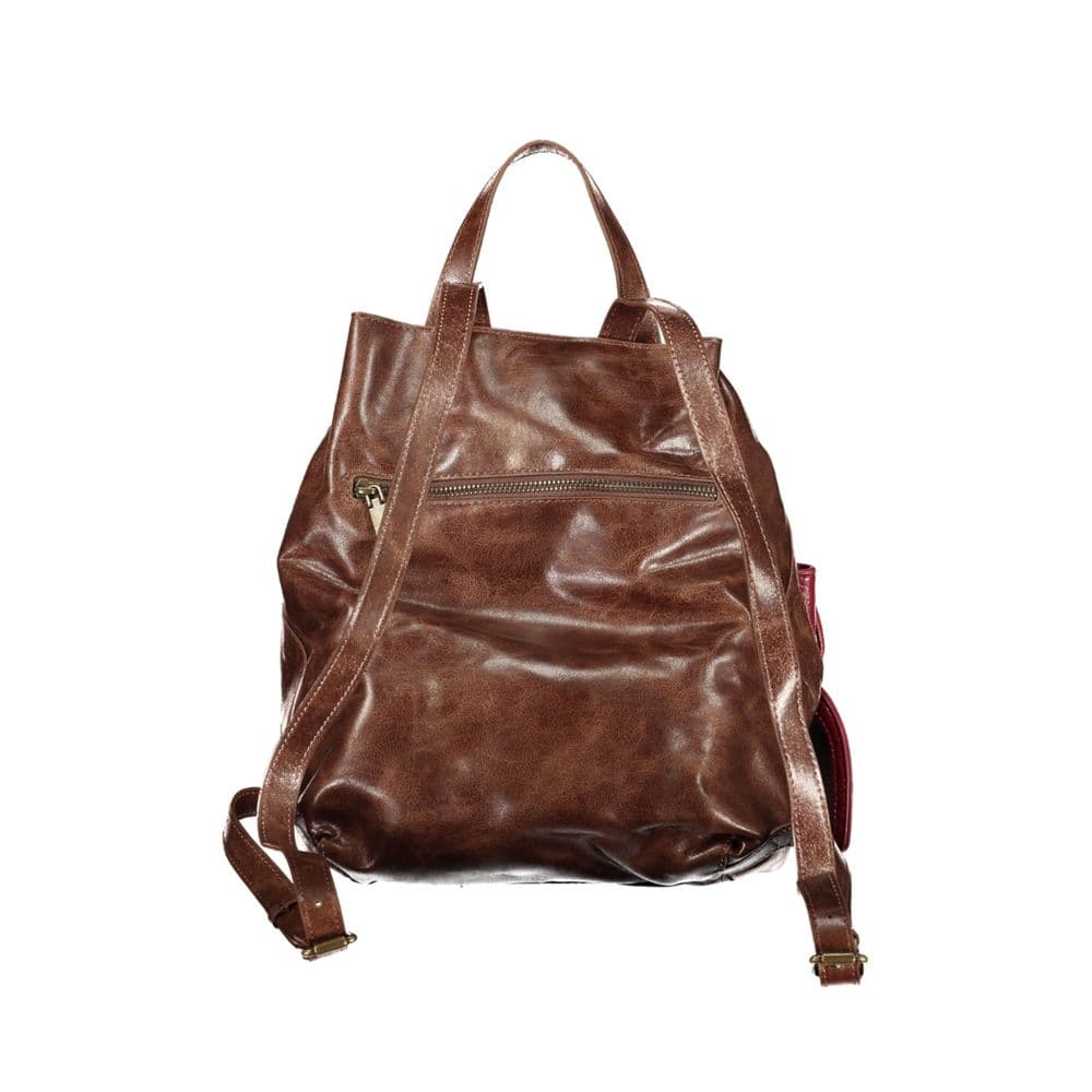 Desigual Brown Polyurethane Women's Backpack - 2