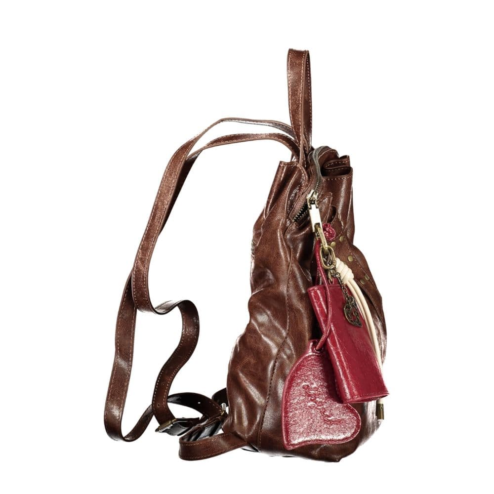 Desigual Brown Polyurethane Women's Backpack - 3