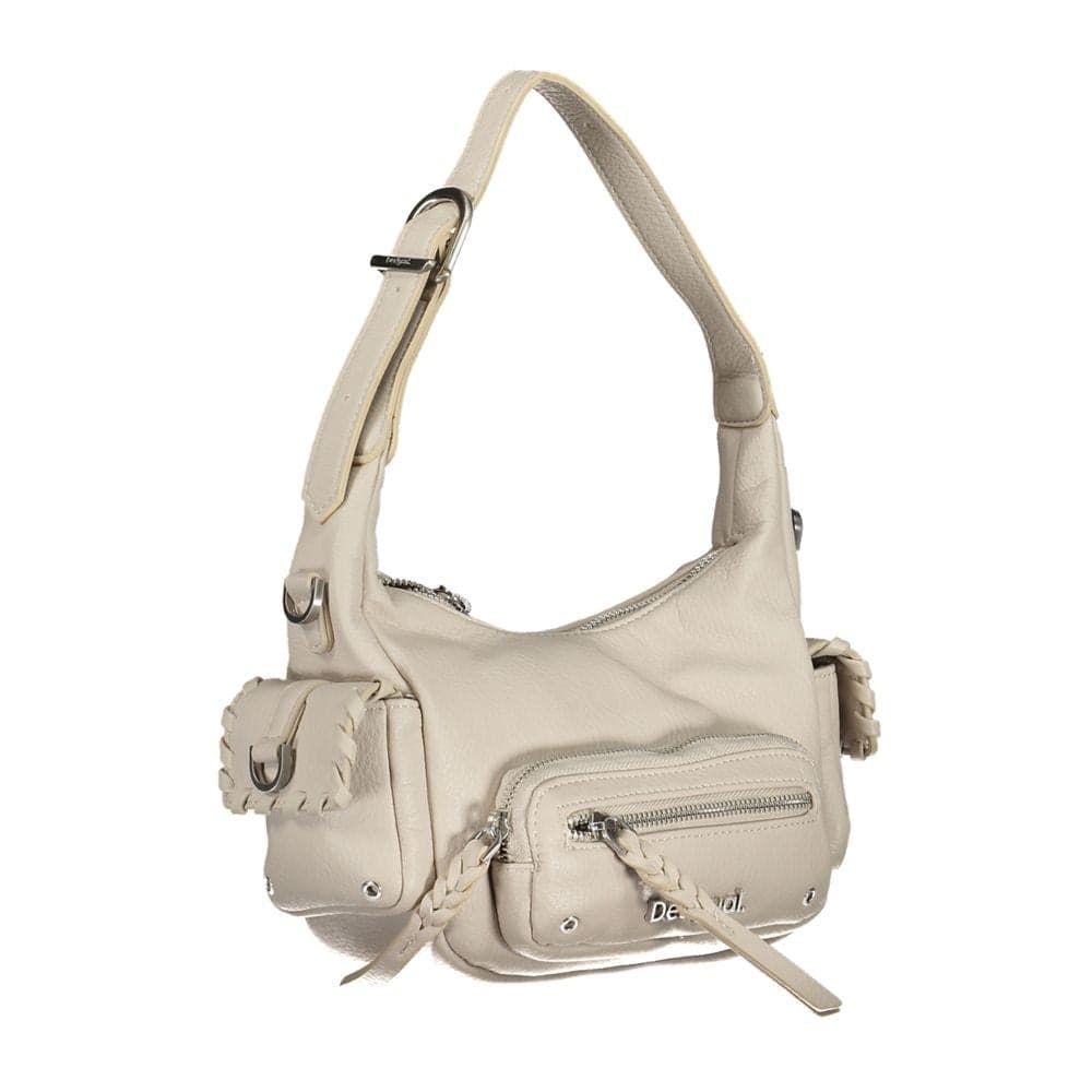 Desigual Bianco Poliuretano Women Handbag - 3