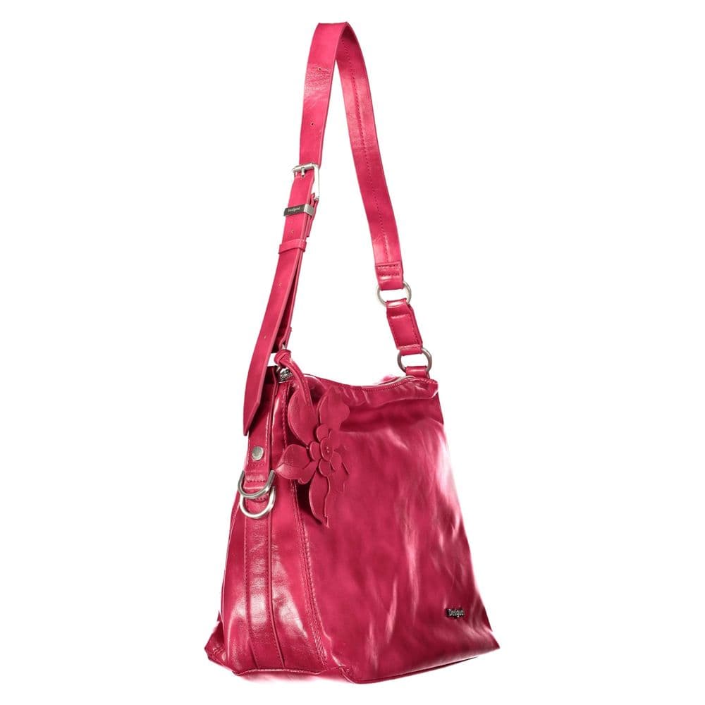 Desigual Pink Polyurethane Womens Bag - 3
