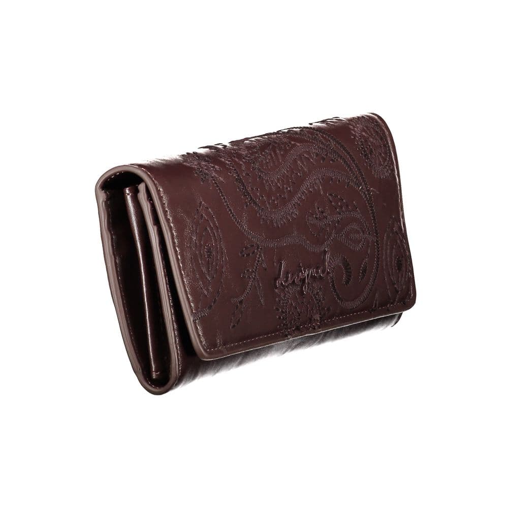 Desigual Brown Polyurethane Women Wallet - 3