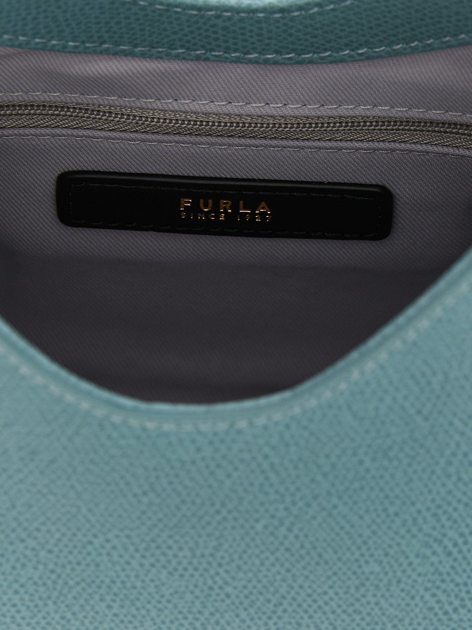Furla Blue Calfskin Handbag - 4
