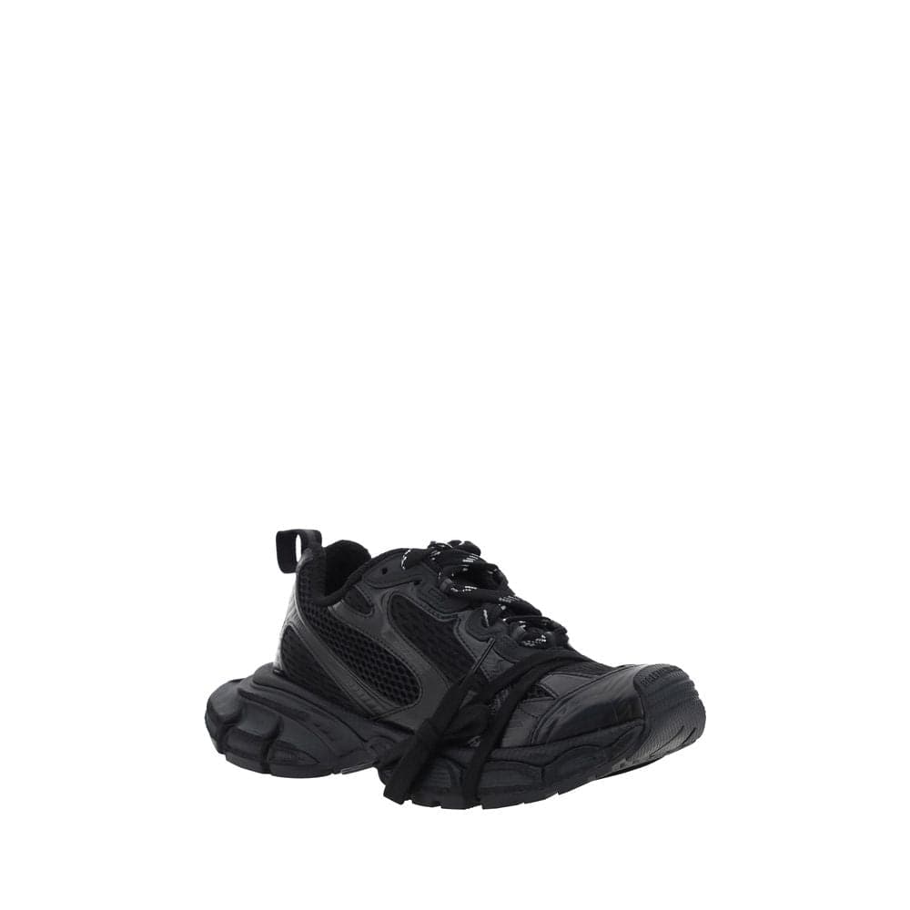 Balenciaga Black Polyurethane Chunky Sneakers - 2