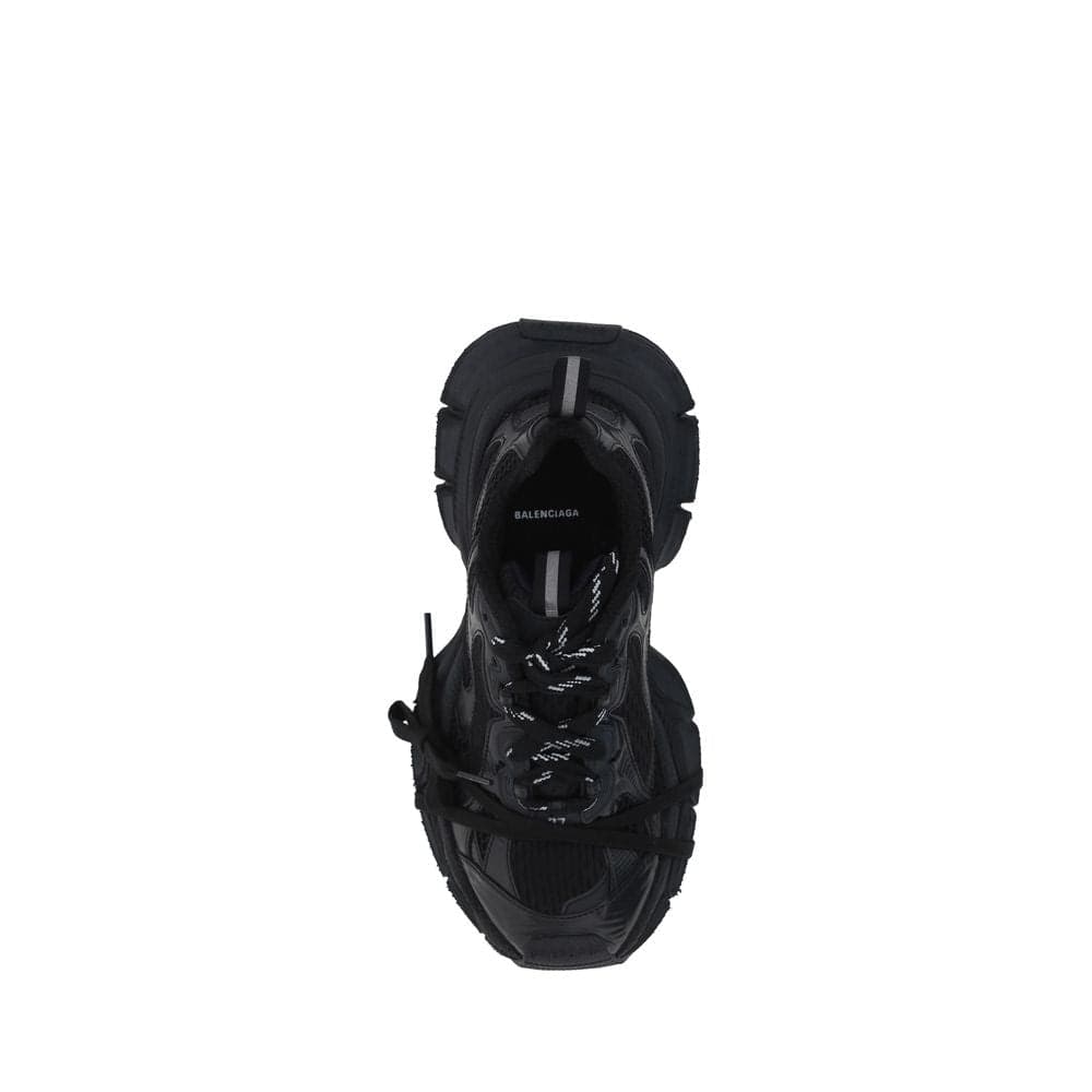 Balenciaga Black Polyurethane Chunky Sneakers - 4