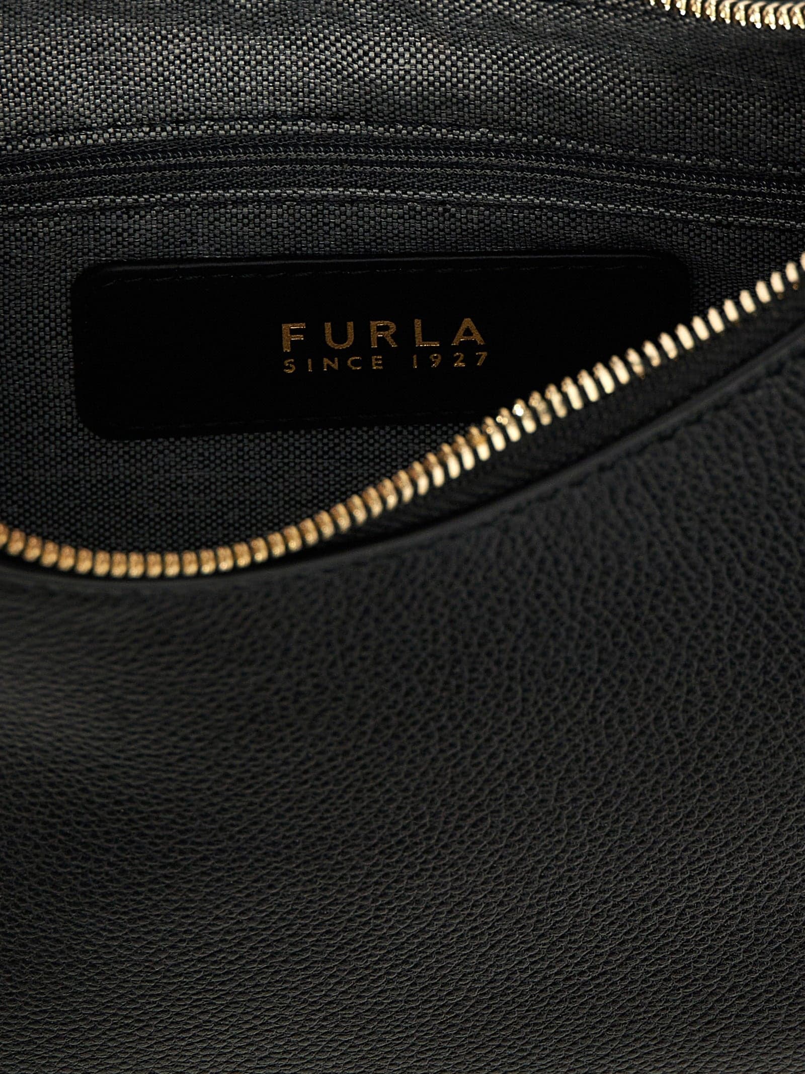 Furla Black Leather Shoulder Bag - 4