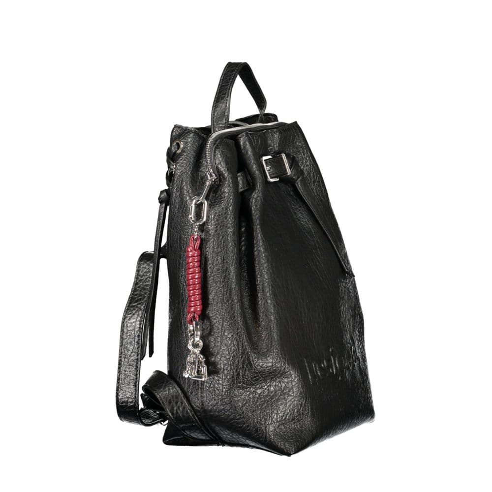 Desigual Black Polyurethane Women's Backpack - 3