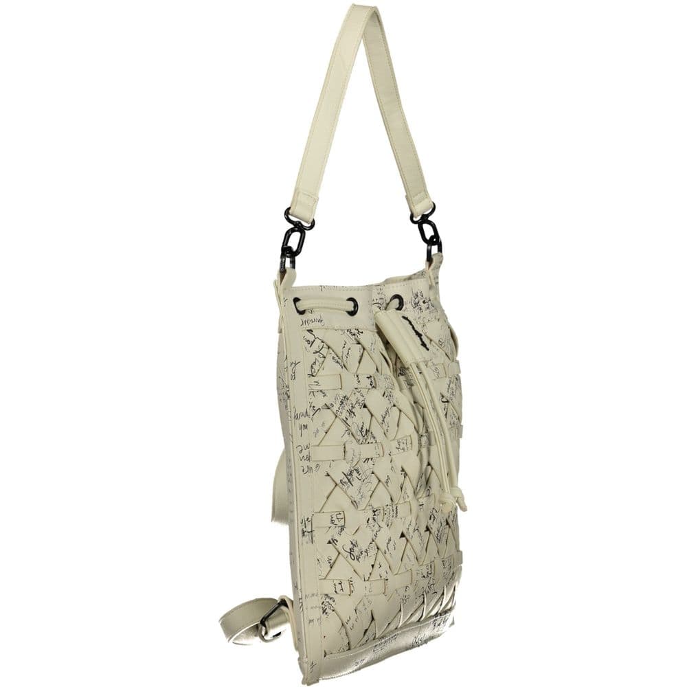 Desigual Bianco Polyurethane Women's Backpack - 3