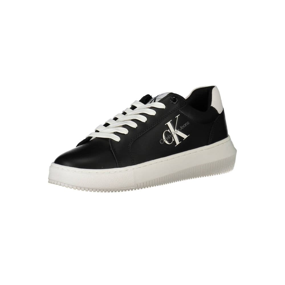 Calvin Klein Black Leather Women Sneaker - 3