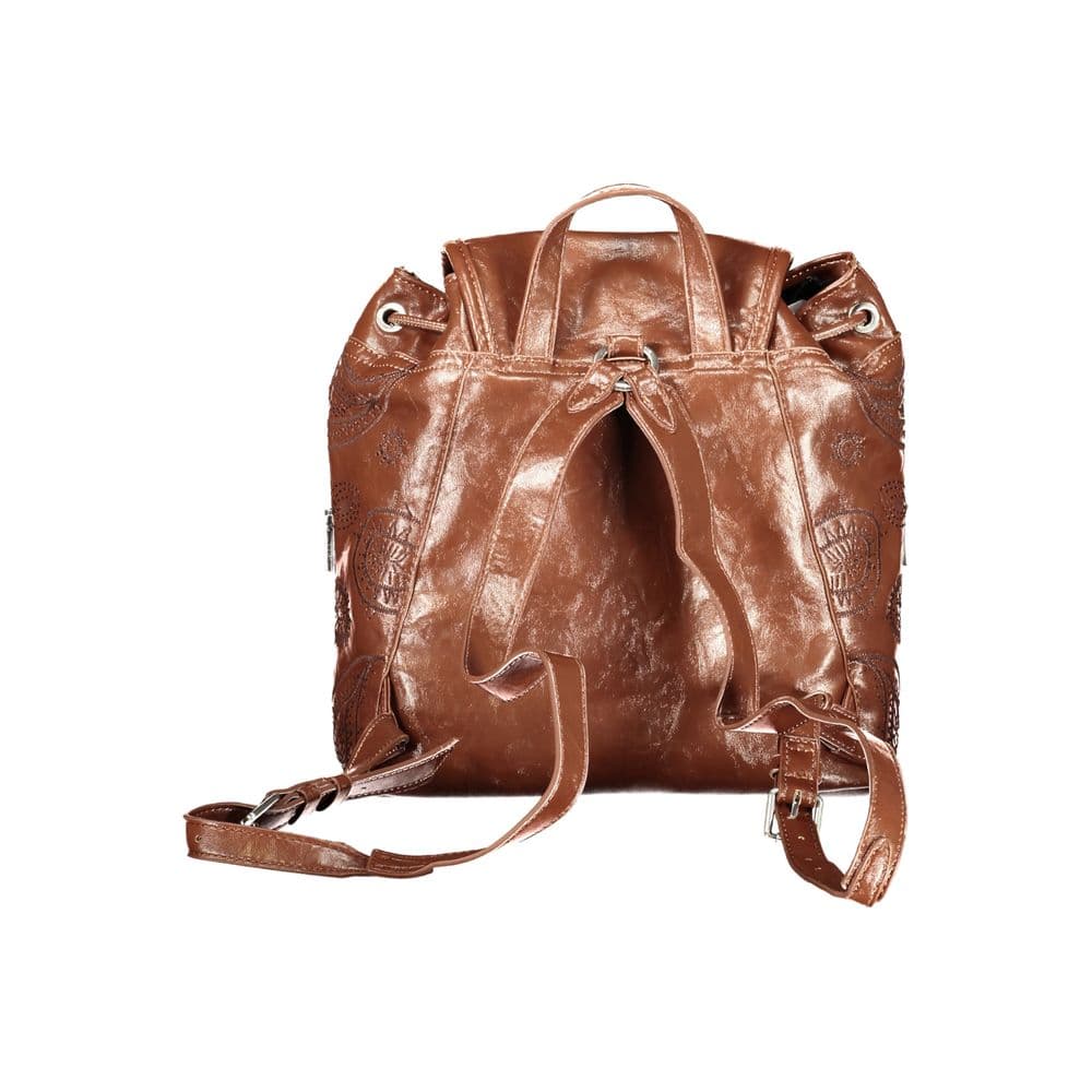 Desigual Brown Polyurethane Women's Backpack - 2