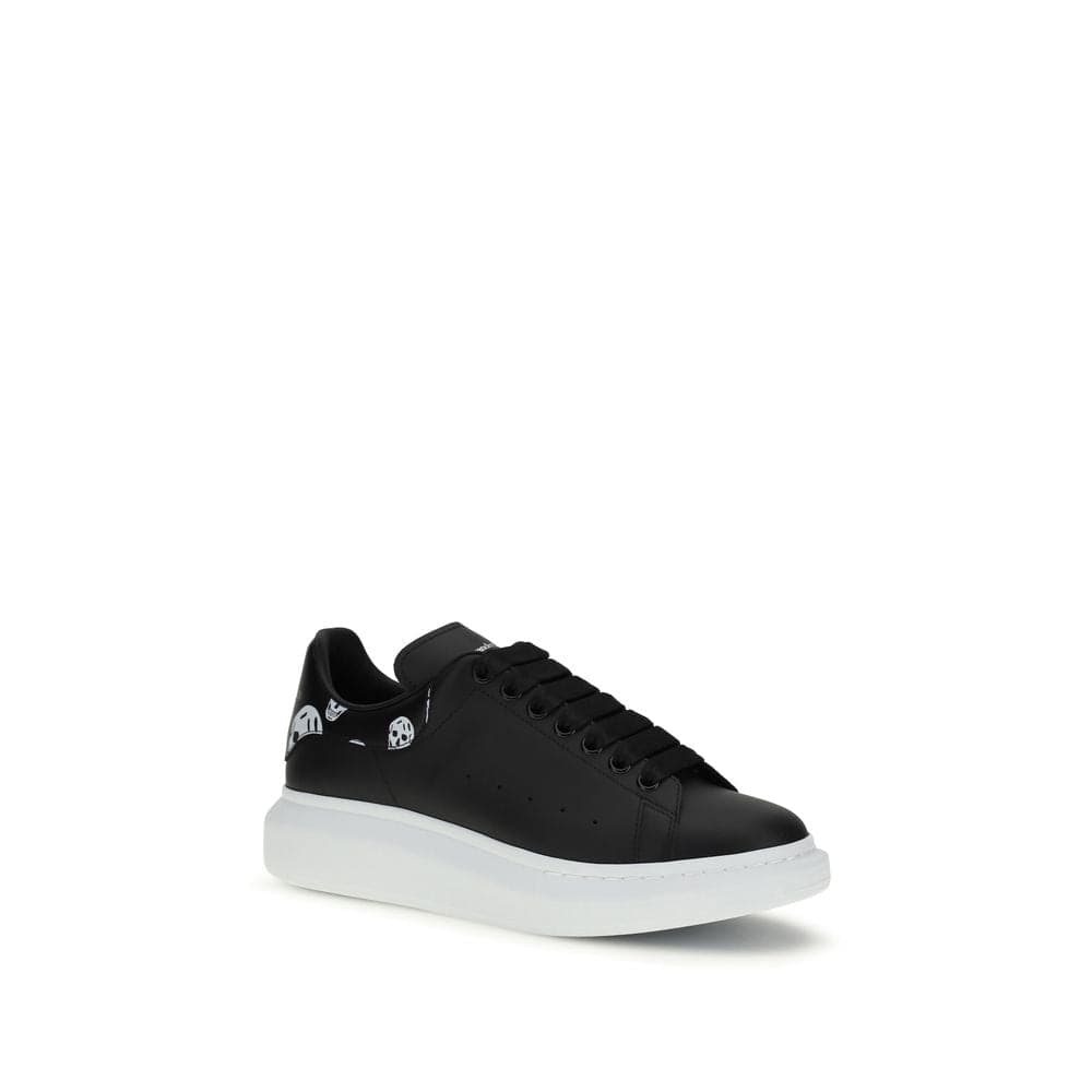 Alexander McQueen Black Calf Leather Bos Taurus Chunky Sneakers - 2