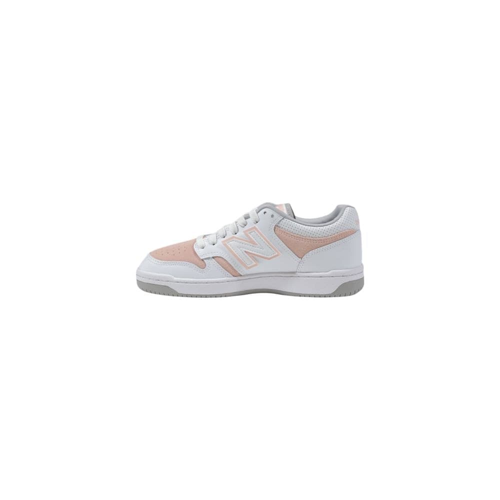 New Balance Pink Leather Sneakers - 3