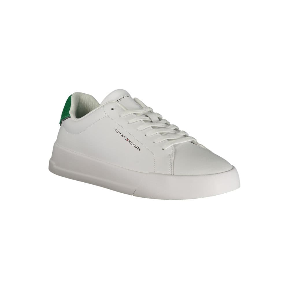 Tommy Hilfiger White Polyurethane Men Sneaker - 2