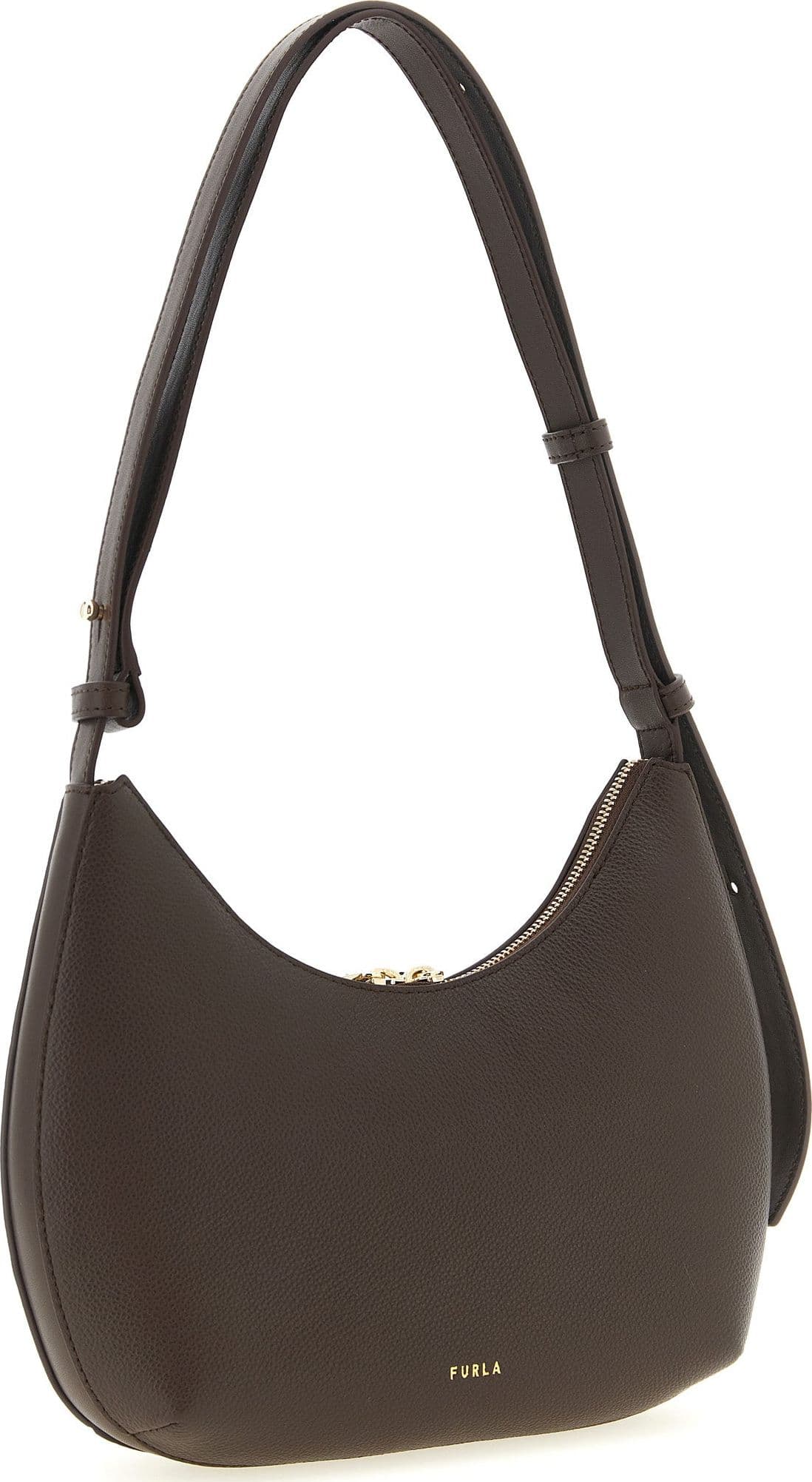 Furla Brown Calfskin Shoulder Bag - 2