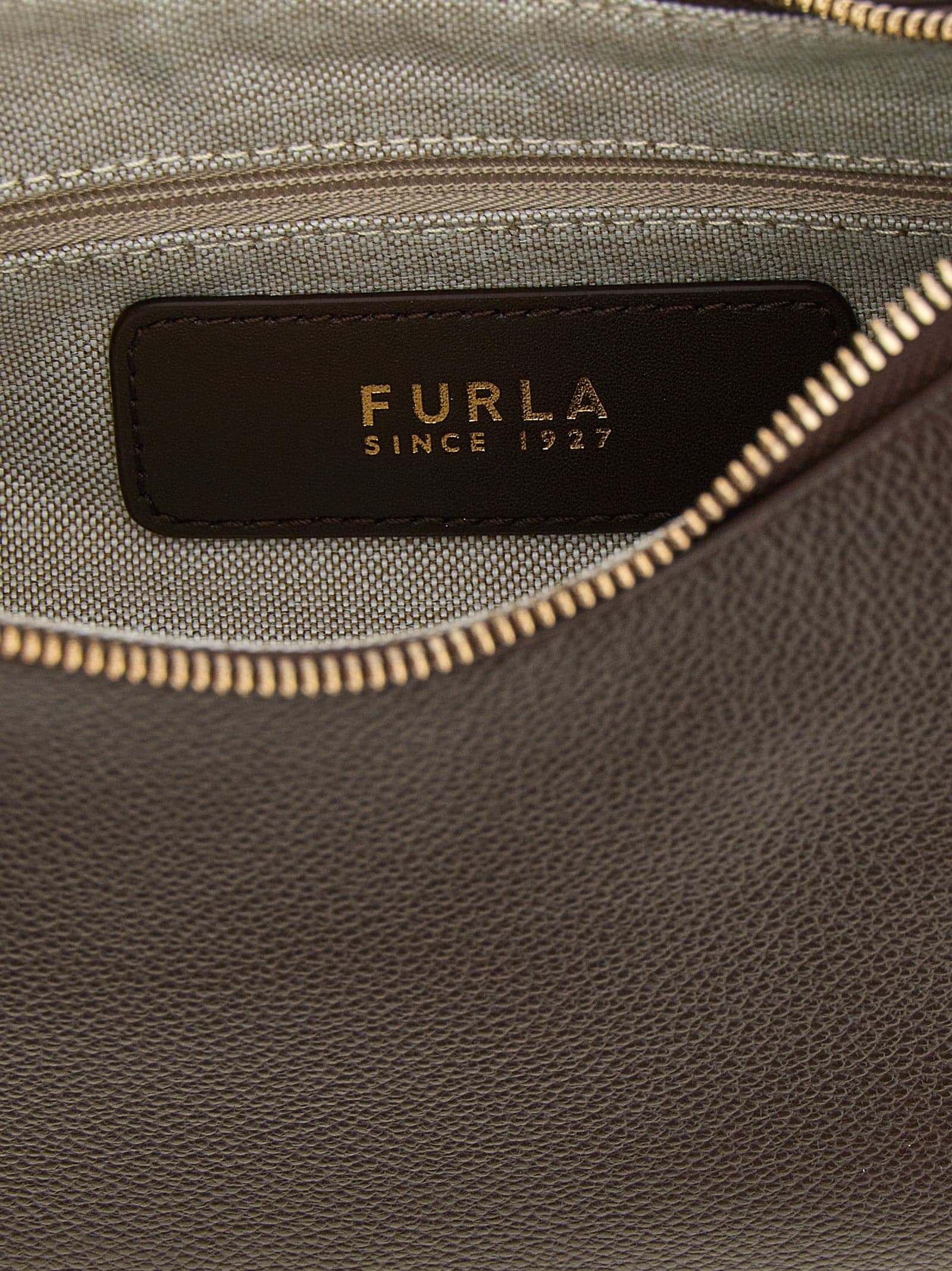 Furla Brown Calfskin Shoulder Bag - 4