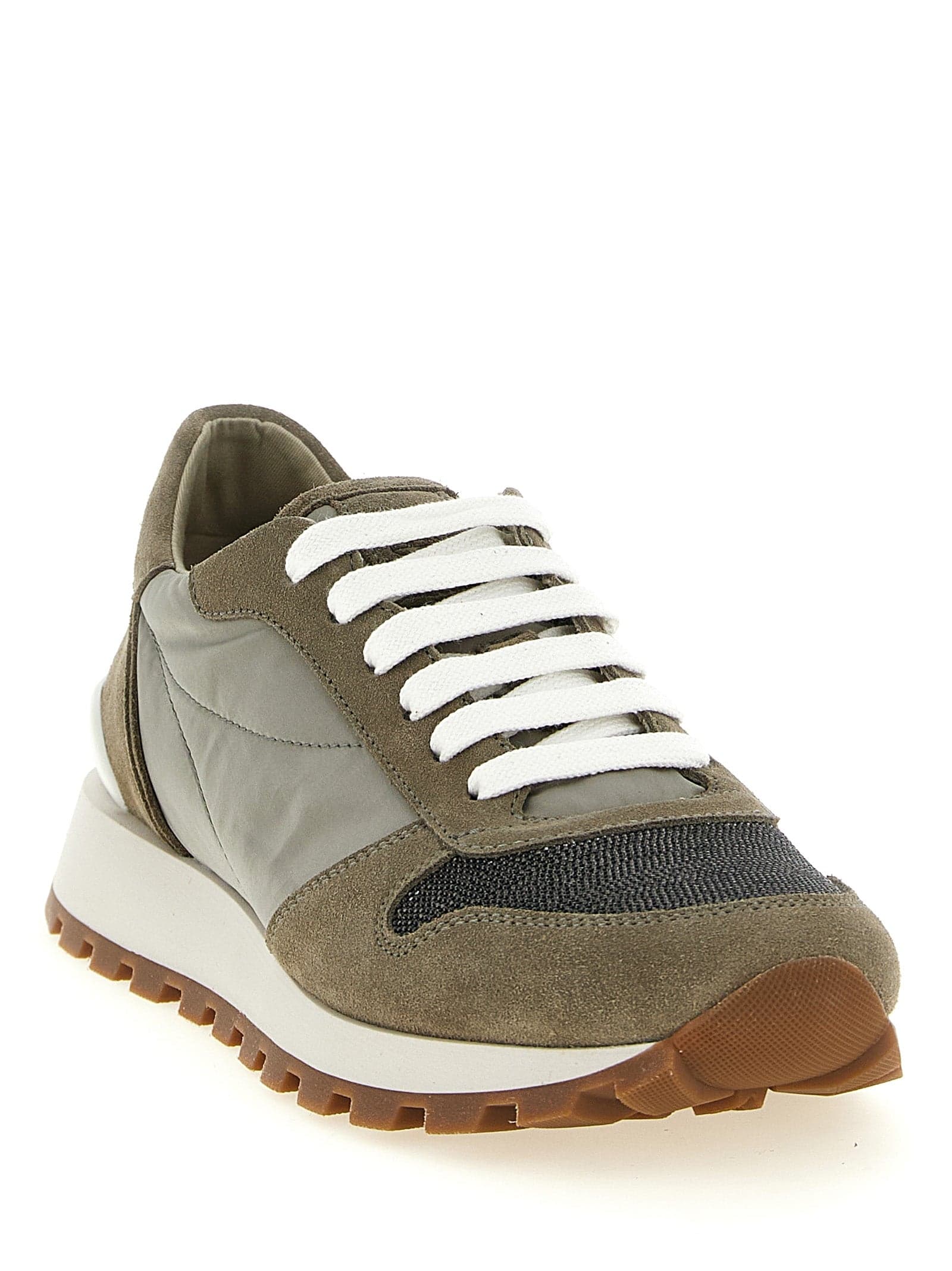 Brunello Cucinelli Bicolor Polyester Athletic Sneakers - 2