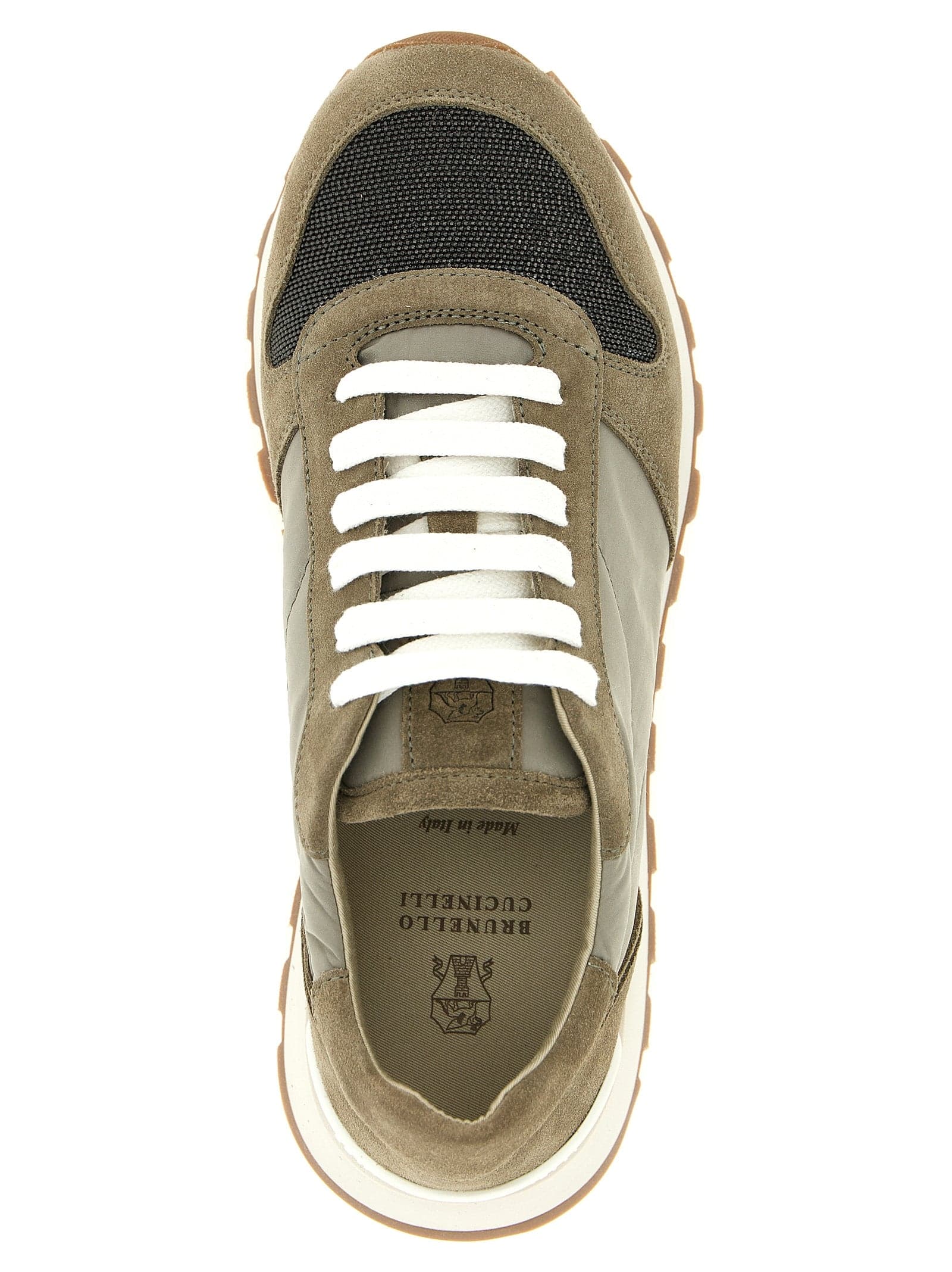 Brunello Cucinelli Bicolor Polyester Athletic Sneakers - 4