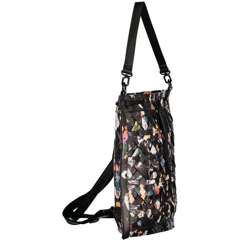 Desigual Black Polyurethane Women's Backpack - 3