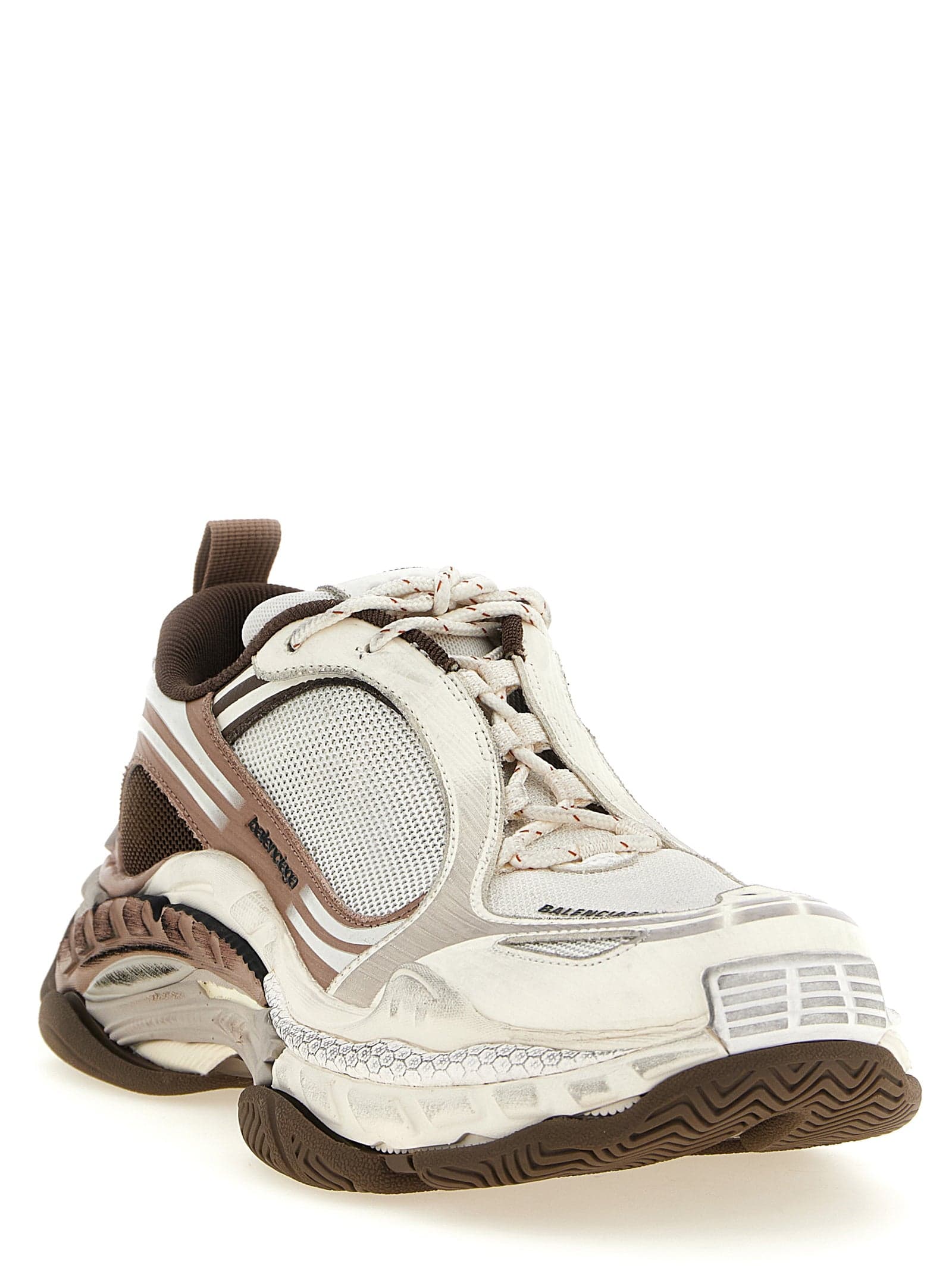 Balenciaga White Polyethylene Athletic Sneakers - 2