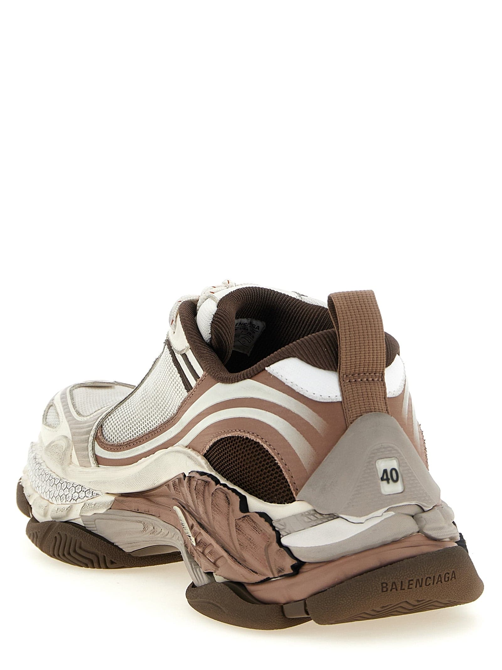 Balenciaga White Polyethylene Athletic Sneakers - 3