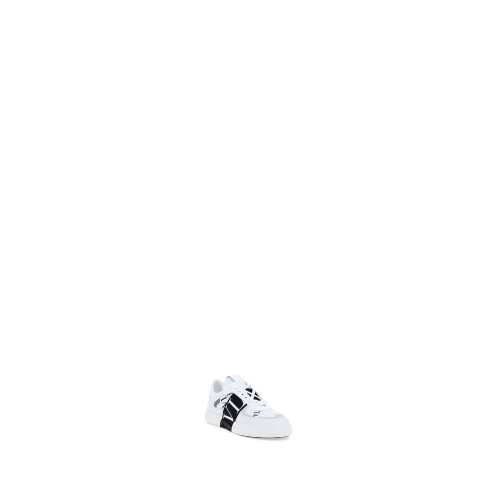 Valentino Garavani White Calf Leather Bos Taurus Athletic Sneakers - 2