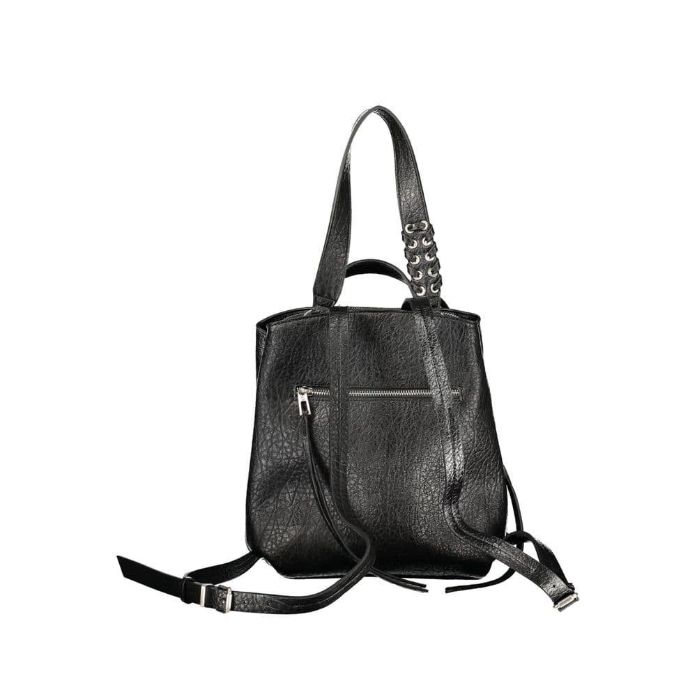 Desigual Black Polyurethane Women's Backpack - 2