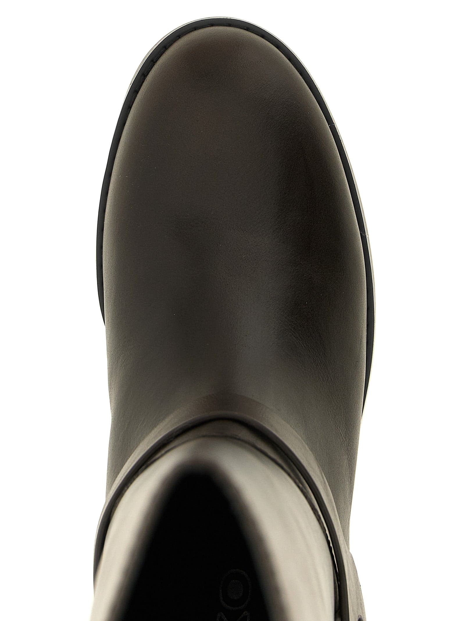 PINKO Black Cowhide Over The Knee - 4