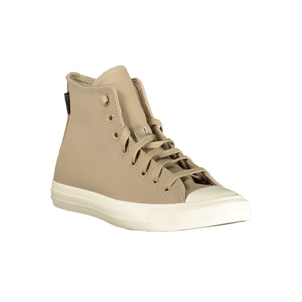 Converse Beige Leather Unisex Sneaker - 2