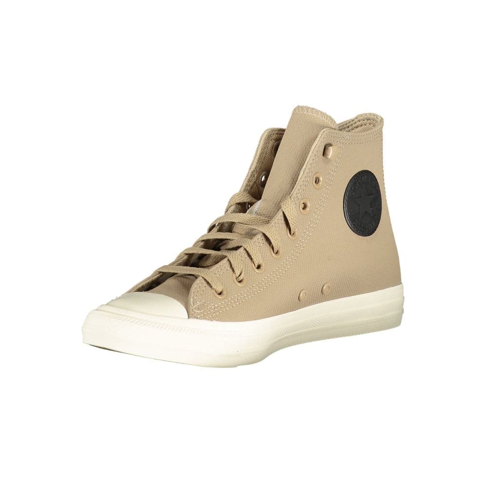 Converse Beige Leather Unisex Sneaker - 3