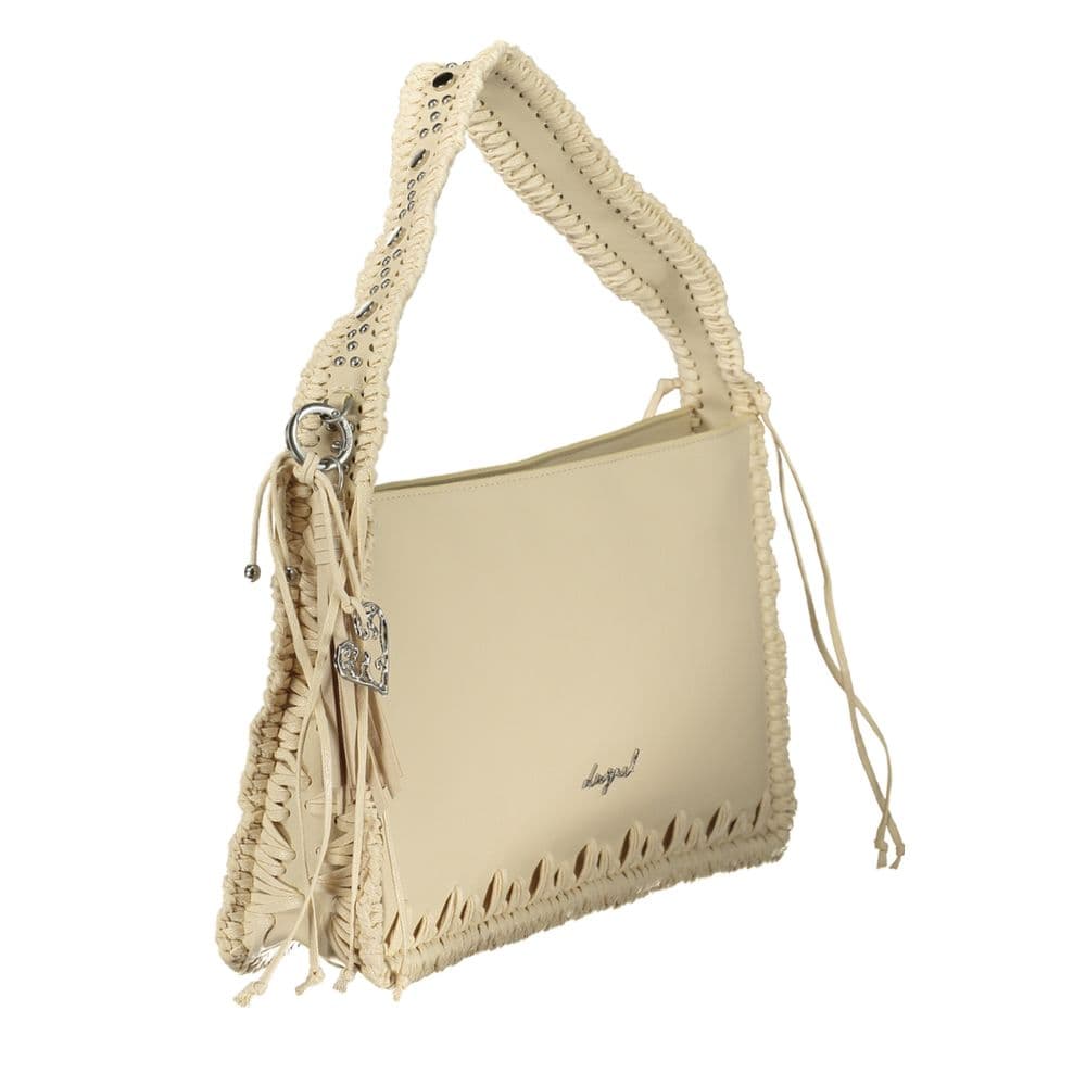 Desigual Beige Polyurethane Women Handbag - 3