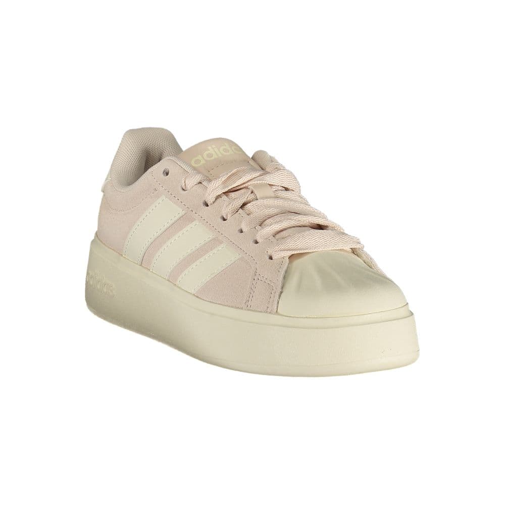 Adidas White Polyurethane Female Sneaker - 2