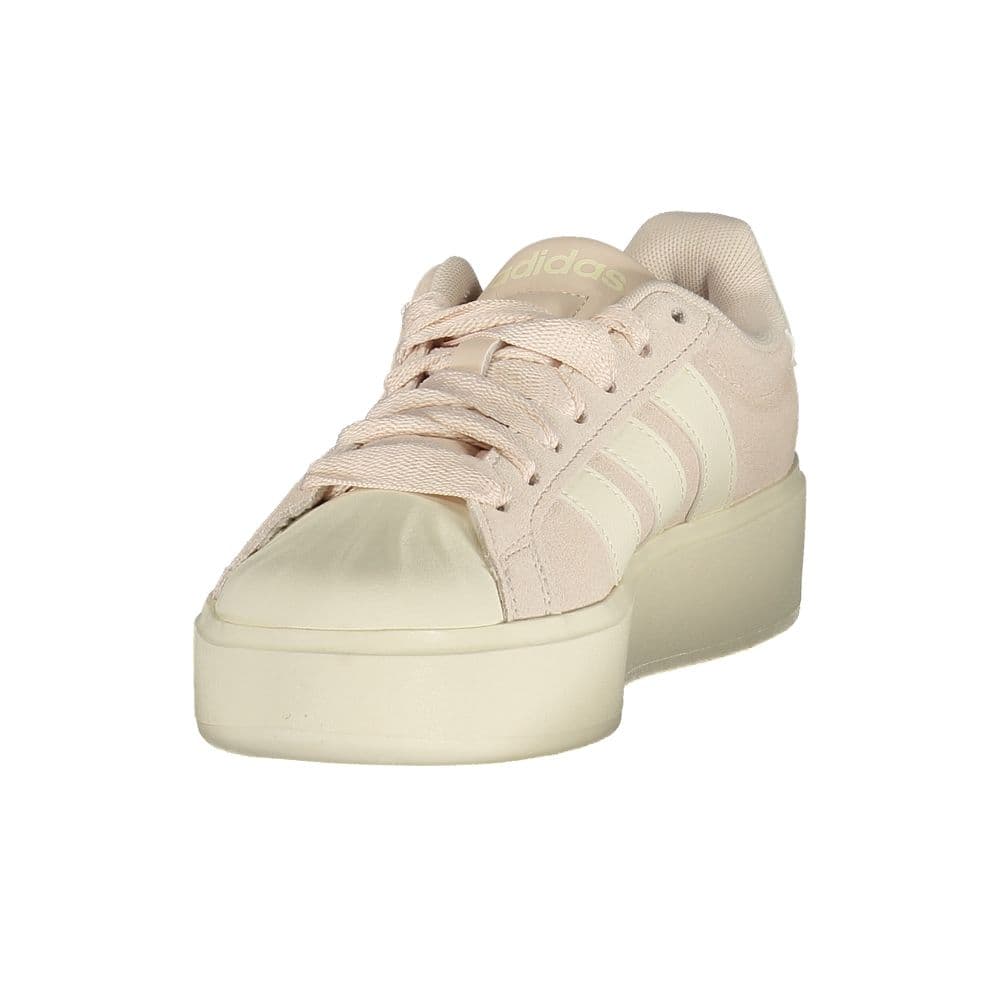 Adidas White Polyurethane Female Sneaker - 3