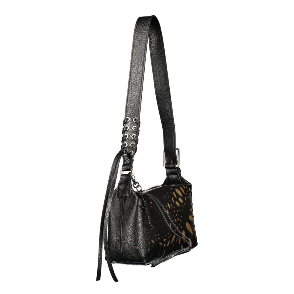 Desigual Nero Poliuretano Donna Bag - 3