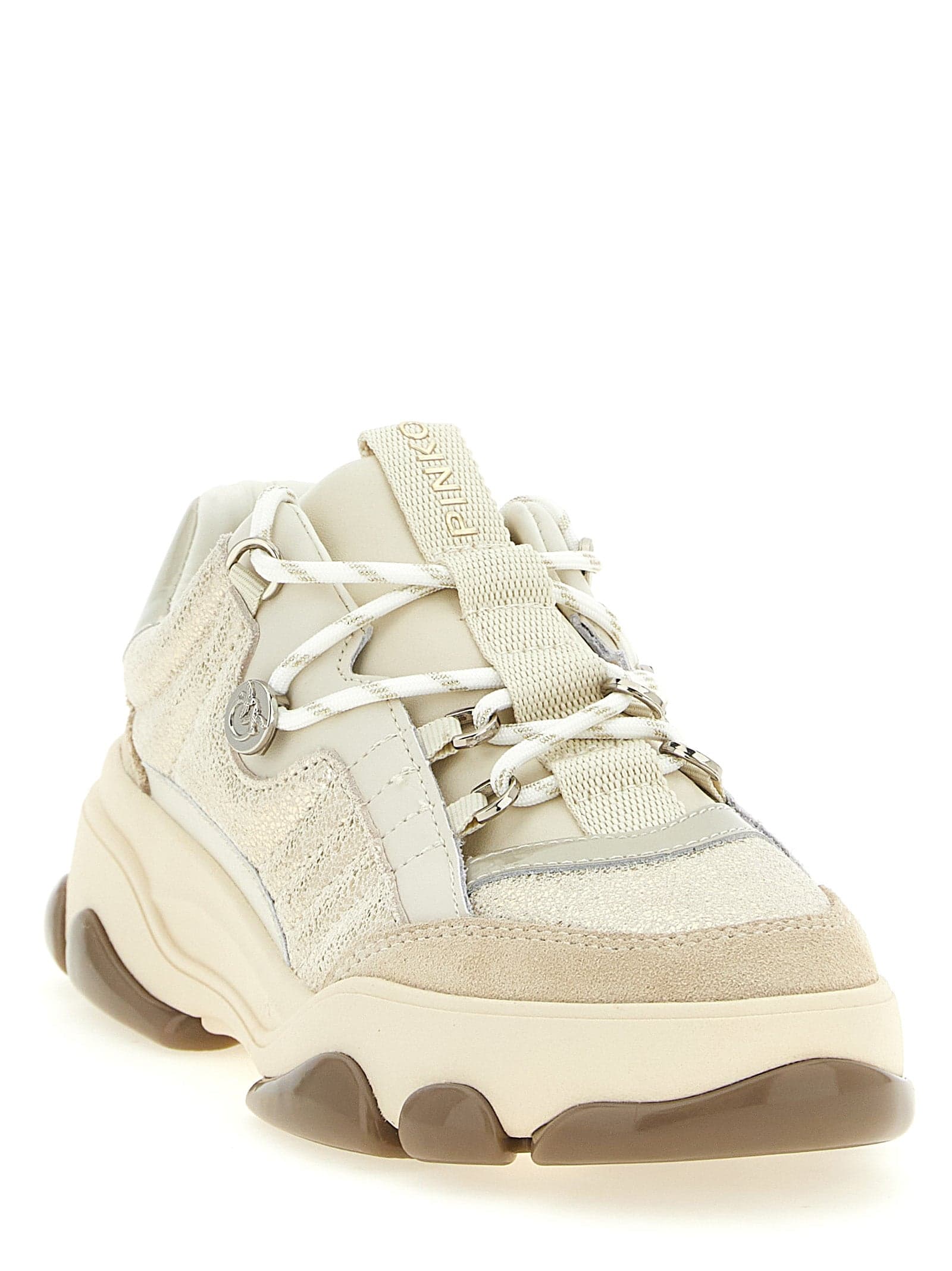 PINKO Multicolor Cowhide Chunky Sneakers - 2