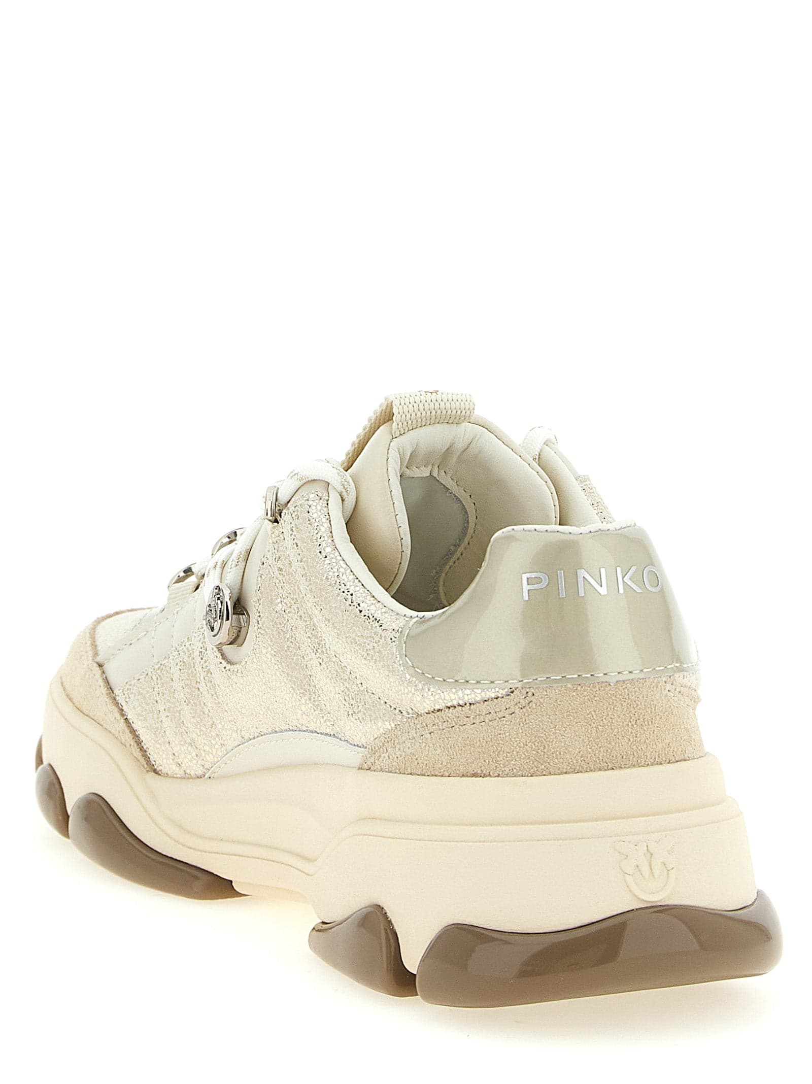 PINKO Multicolor Cowhide Chunky Sneakers - 3